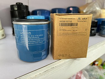Lọc nhớt động cơ Hyundai/Kia 1.1 – 1.4 MX (26300-02752 / 26300-02503)
